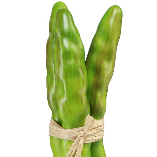 Artículo Espárragos Decorativos Verdes Vegetales Artificiales L22cm Ø1,5cm 3uds