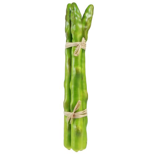 Artículo Espárragos Decorativos Verdes Vegetales Artificiales L22cm Ø1,5cm 3uds