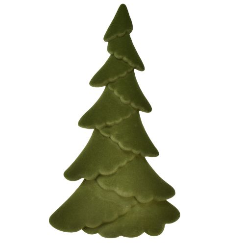 Artículo Abeto decorativo árbol de Navidad flocado verde 60cm