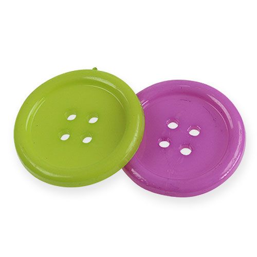 Floristik24 Botones decorativos de color Ø2,5cm 200pcs