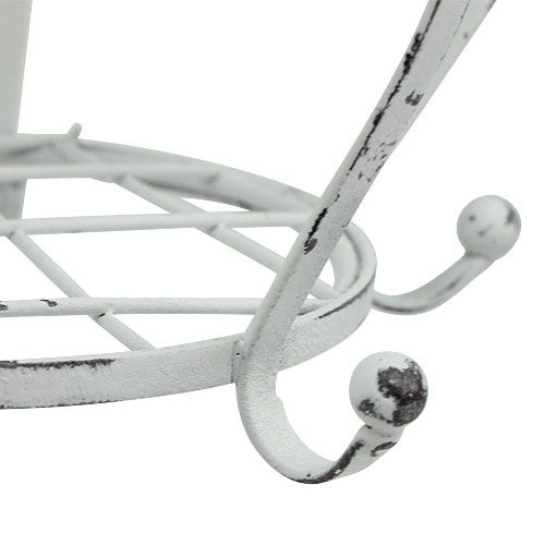 Floristik24 Corona deco para colgar blanco Ø20cm