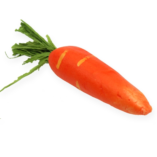 Floristik24 Deco zanahorias naranja 11cm 12uds
