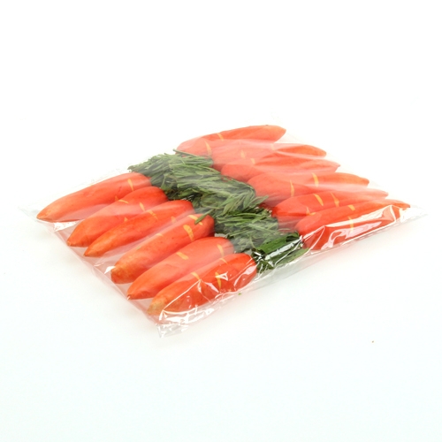 Floristik24 Deco zanahorias naranja 11cm 12uds