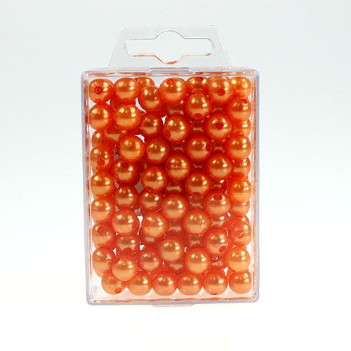 Artículo Cuentas decorativas Ø10mm naranja 115 piezas