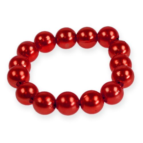 Floristik24 Abalorios decorativos Ø10mm rojo 115p