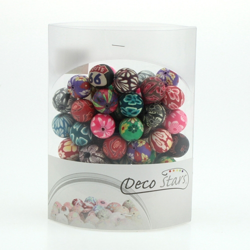 Floristik24 Perla decorativa, surtida 1.9cm 60p