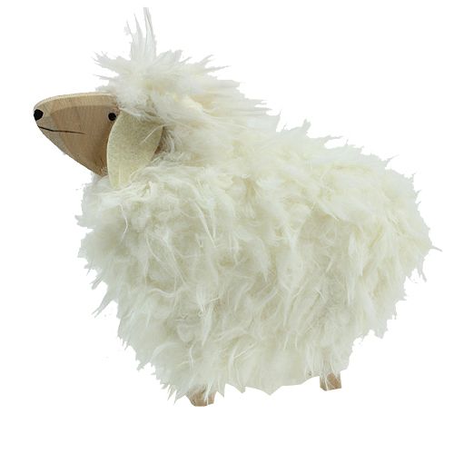 Floristik24 Pascua oveja blanca 18cm