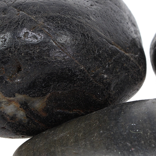 Floristik24 Piedras decorativas negras 9cm 1kg