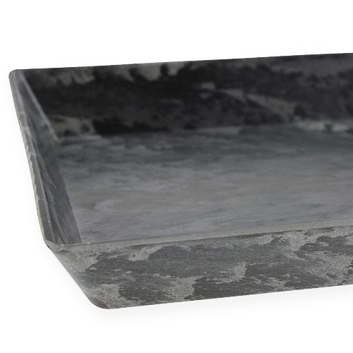 Artículo Bandeja decorativa antracita 27cm x 12cm