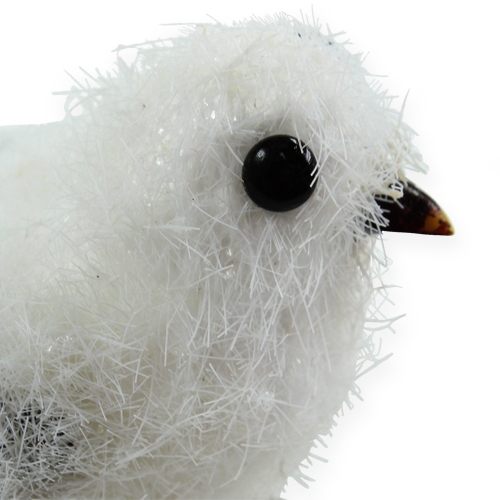Artículo Pájaro de nieve 14cm con clip