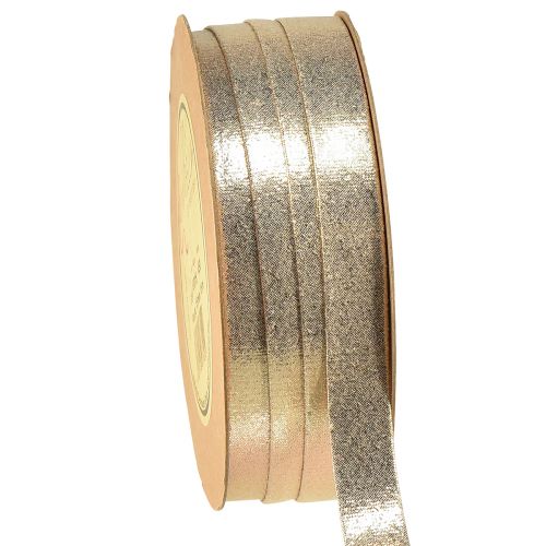 Artículo Cinta decorativa cinta decorativa metálica dorada cinta para joyería W15mm L15m