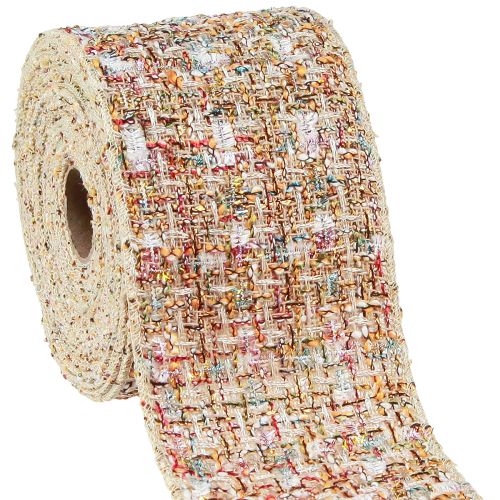 Artículo Cinta decorativa cinta para joyería patchwork con brillo colorido A70mm L5m