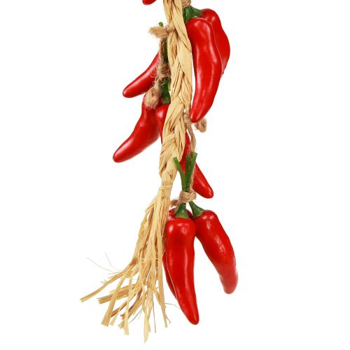 Floristik24 Percha decorativa pimientos de verano rojos artificiales L50cm