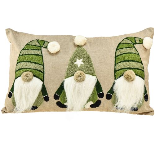 Artículo Cojín decorativo con elfos cojín decorativo verde beige 50×30cm