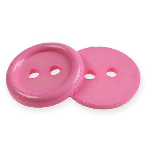 Floristik24 Botones decorativos Ø3,5cm 3 colores 46 piezas