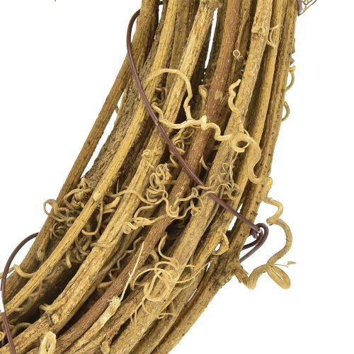 Artículo Corona decorativa corona de vid corona natural en blanco Ø25cm 4ud