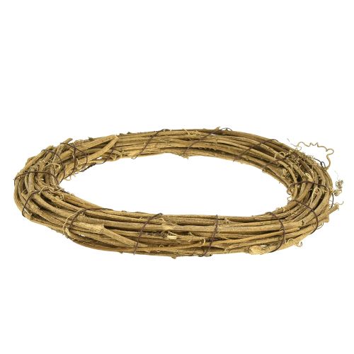 Artículo Corona decorativa corona de vid corona natural en blanco Ø25cm 4ud