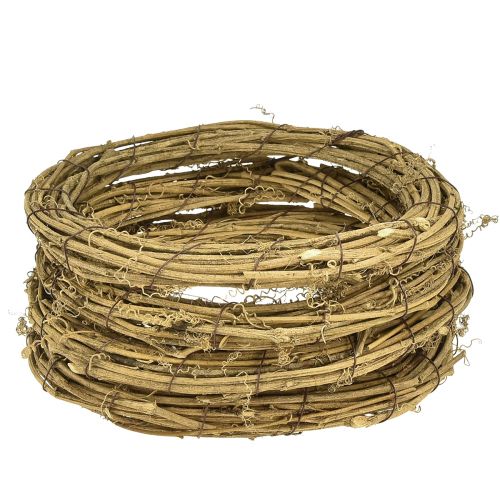Artículo Corona decorativa corona de vid corona natural en blanco Ø25cm 4ud