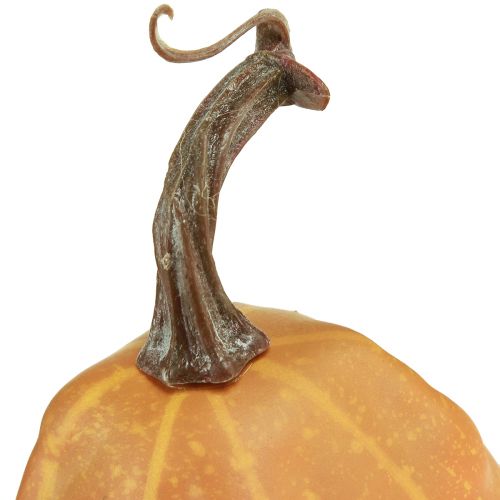 Artículo Calabaza decorativa para decoración amarillo anaranjado Ø9cm 4 piezas