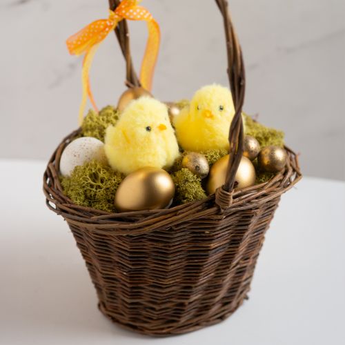 Artículo Pollitos decorativos, perfectos para celebraciones de Pascua en el salón o el jardín, 7cm, 6 piezas