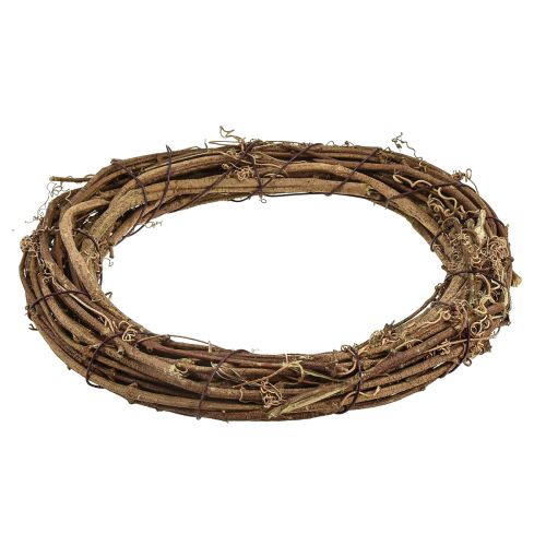 Artículo Corona de vid decorativa corona de puerta natural otoño Ø20cm 4ud