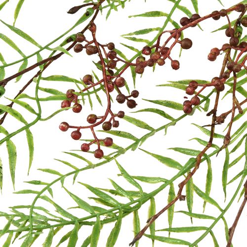Artículo Ramas decorativas rama de pimiento artificial con bayas 90cm 2ud