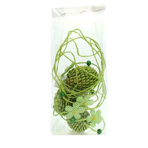Floristik24 Guirnalda de pascua verde 120cm