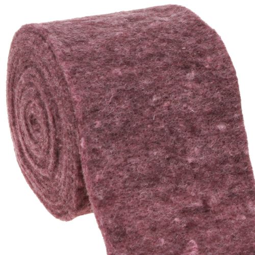 Artículo Cinta de fieltro, cinta para maceta color baya 15cm 5m