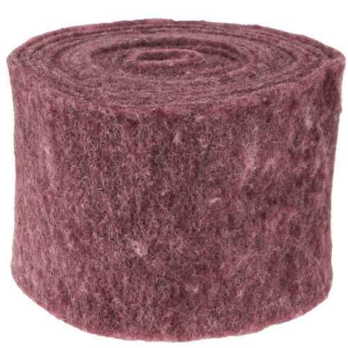 Artículo Cinta de fieltro, cinta para maceta color baya 15cm 5m
