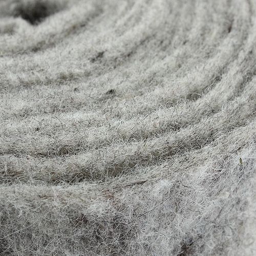 Cinta de fieltro gris 15cm 5m