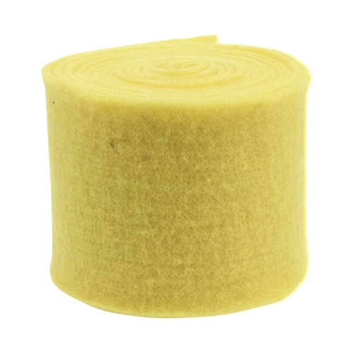 Cinta de fieltro amarillo claro 15cm 5m