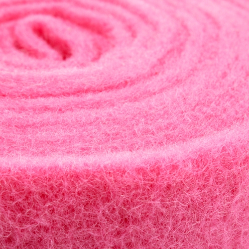 Floristik24 Cinta de fieltro rosa 15cm 5m
