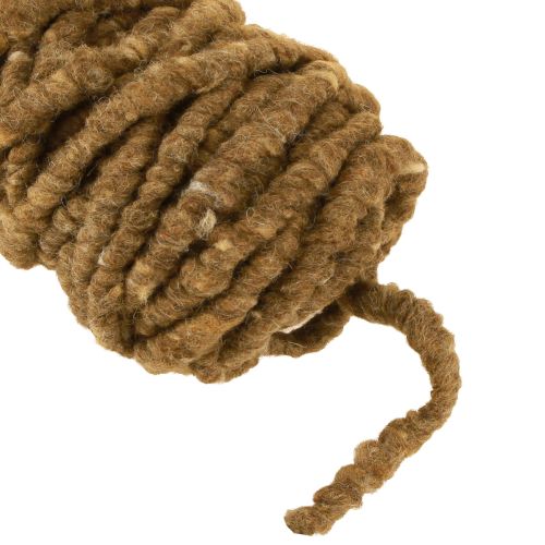 Artículo Cordón de fieltro vellón Mirabell 25m marrón