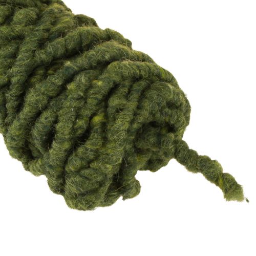 Artículo Cordón de fieltro esponjoso Mirabell verde oscuro 25m