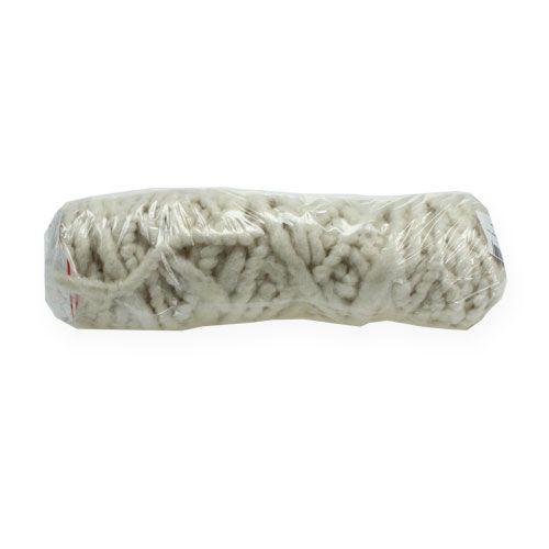 Artículo Cordón de fieltro polar Mirabell 25m blanco