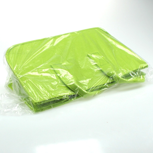 Floristik24 Bolso fieltro manzana verde 38x20x24cm