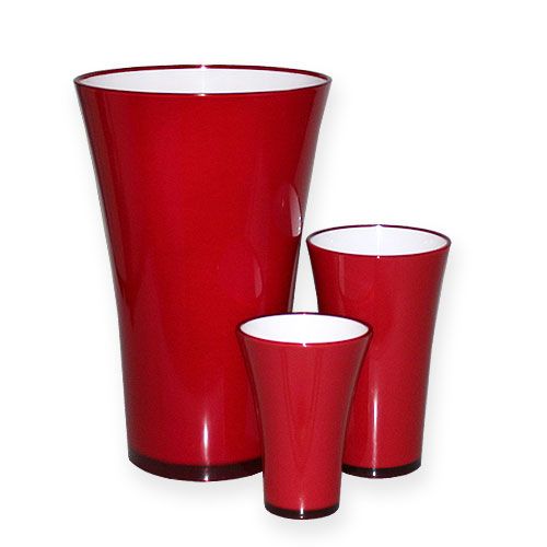 Artículo Jarrón “Fizzy” rojo, 1 ud.