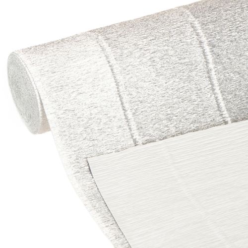 Artículo Papel crepé florista plata 50x250cm