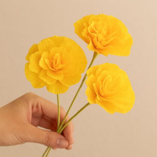 Artículo Papel crepé floristería amarillo sol 50x250cm