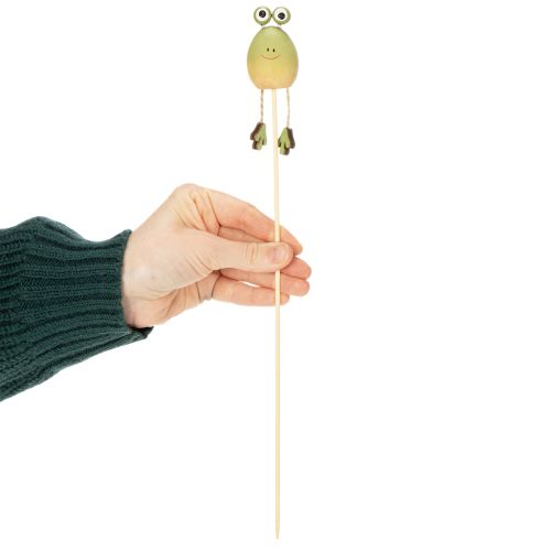 Artículo Tutores de jardín con forma de rana para decorar macetas en primavera o verano, 34 cm, 6 piezas