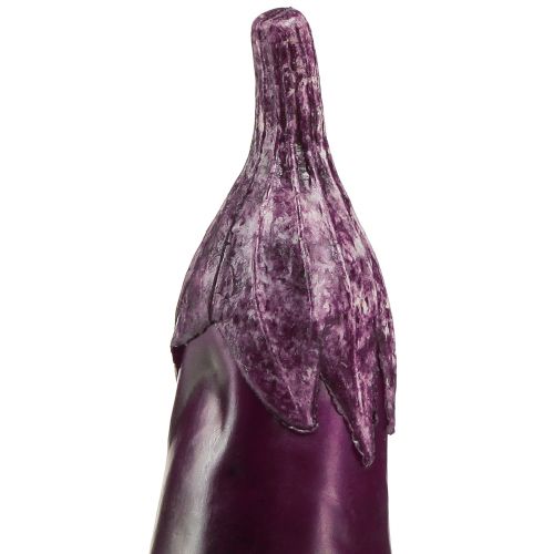 Artículo Chupete de comida berenjena decoración vegetal 15cm