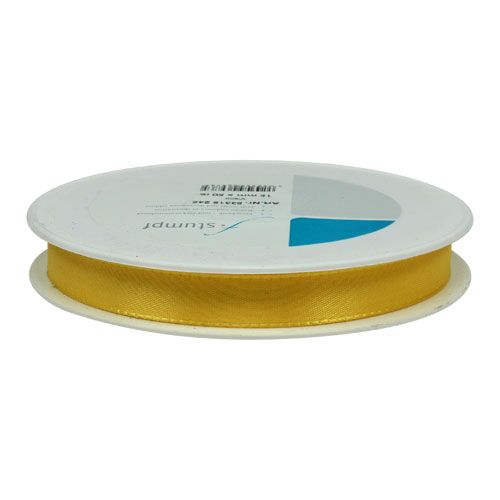 Artículo Cinta de regalo y decoración 15mm x 50m amarilla