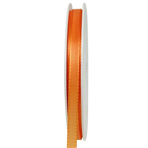 Floristik24 Cinta de regalo y decoración 10mm x 50m naranja