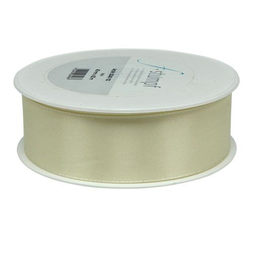 Artículo Cinta de regalo y decoración color crema 40mm 50m