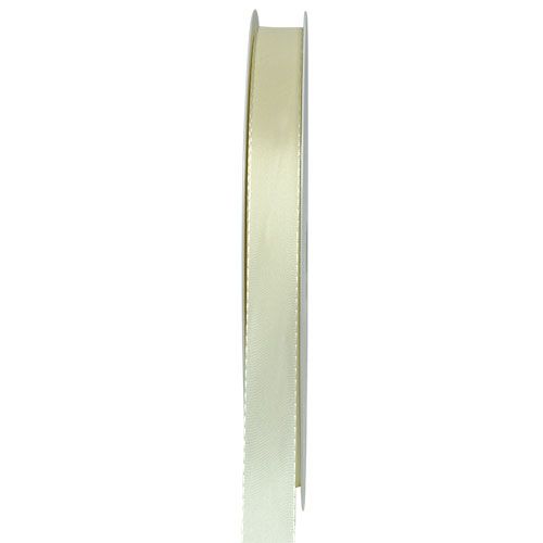 Floristik24 Cinta de regalo y decoración color crema 8mm 50m