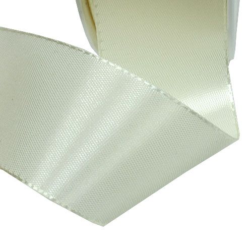 Artículo Cinta de regalo y decoración cinta de tafetán crema 15mm 50m