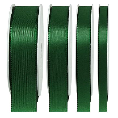 Floristik24 Cinta de regalo y decoración 50m verde oscuro