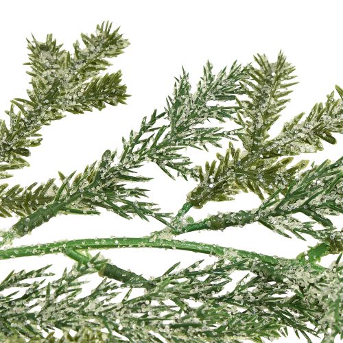 Artículo Guirnalda de abeto realista, longitud 180 cm, perfecta para decoración interior festiva, verde fresco, ideal para Navidad y días festivos.