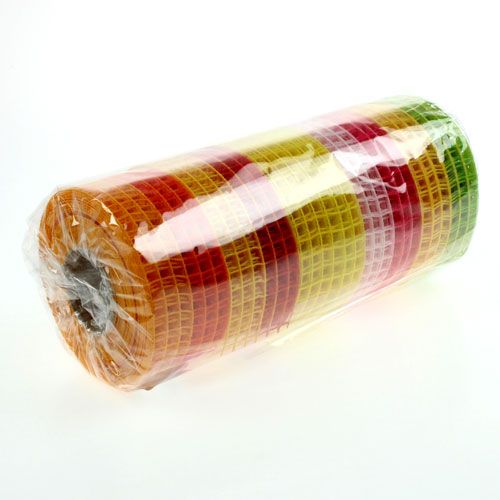 Floristik24 Cinta rejilla 4,5cm x 10m bicolor 5 rollos