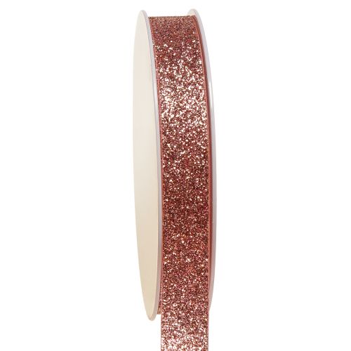 Artículo Cinta brillante en mica rosa para joyería An. 15 mm L. 18 m